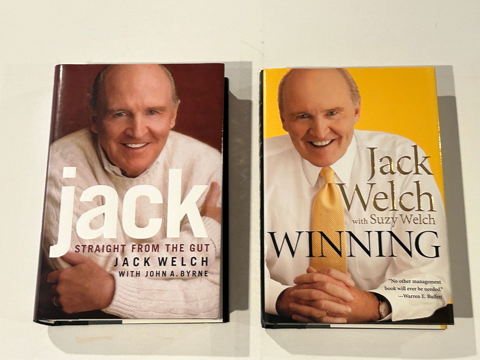 Jack Straight From The Gut & Winning by Jack Welch SIGNED First Editions (1 of 12)