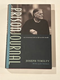 Prison Journal by Joseph Timilty SIGNED First Edition