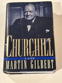 Churchill A Life by Martin Gilbert SIGNED & Inscribed First Edition