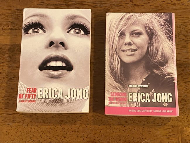 Fear Of Fifty & Seducing The Demon By Erica Jong SIGNED & Inscribed Softcover Books (1 of 6)