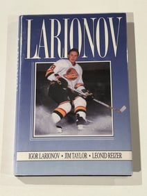 Larionov by Igor Larionov SIGNED & Inscribed First Edition