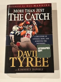 More Than Just The Catch by David Tyree SIGNED First Edition
