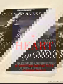 Heart Of Iron by Kyle Garlett SIGNED & Inscribed Advance Reading Copy First Edition