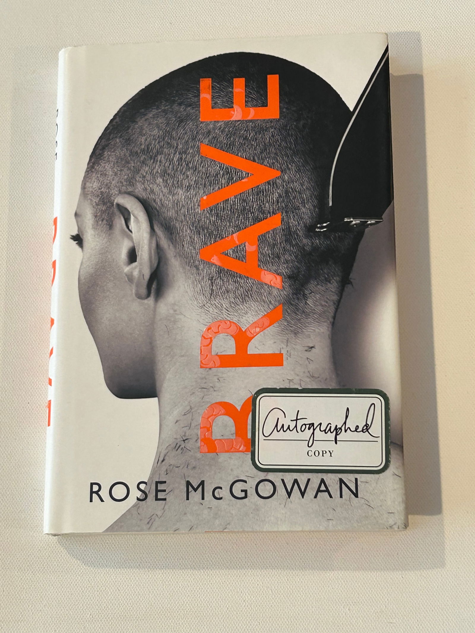 Brave by Rose McGowan SIGNED First Edition (1 of 6)