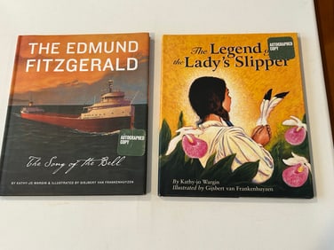 Kathy-Jo Wargin SIGNED Editions: The Edmund Fitzgerald & The Legend Of The Lady's Slipper