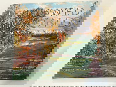 Hallowed Ground Golf's Greatest Places Paintings by Linda Hartough SIGNED