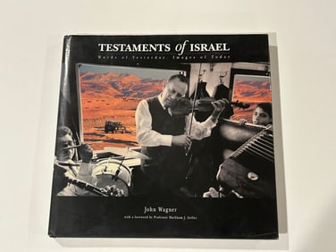 Testaments Of Israel by John Wagner SIGNED & inscribed First Edition