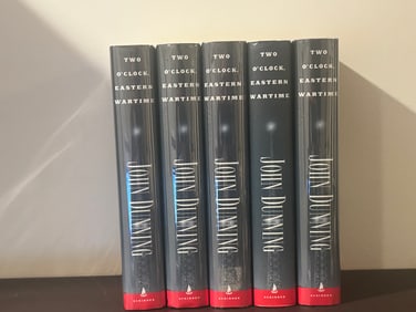 Two O'Clock Eastern Wartime by John Dunning SIGNED Fingerprint Editions