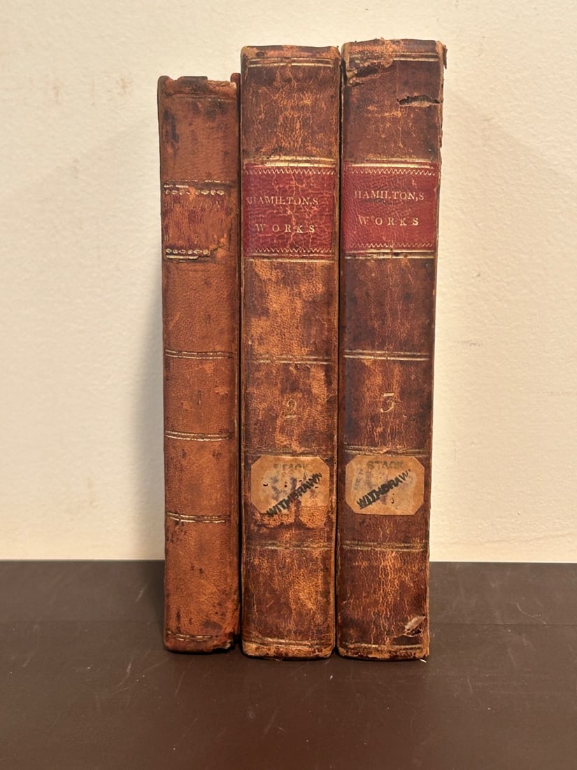 The Works Of Alexander Hamilton In Three Volumes Containing The Federalist (1 of 12)