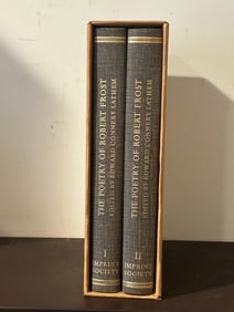 The Poetry Of Robert Frost Designed & SIGNED By Rudolph Ruzicka