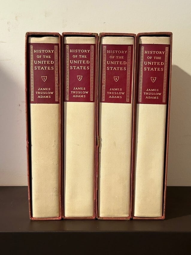 History Of The United States by James Truslow Adams SIGNED First Edition (1 of 20)
