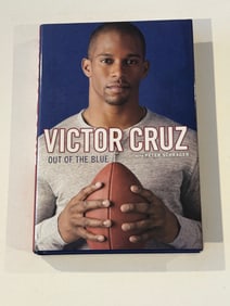 Victor Cruz Out Of The Blue SIGNED First Edition