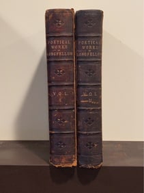 The Poetical Works Of Longfellow Illustrated In Two Large Volumes 1879-80