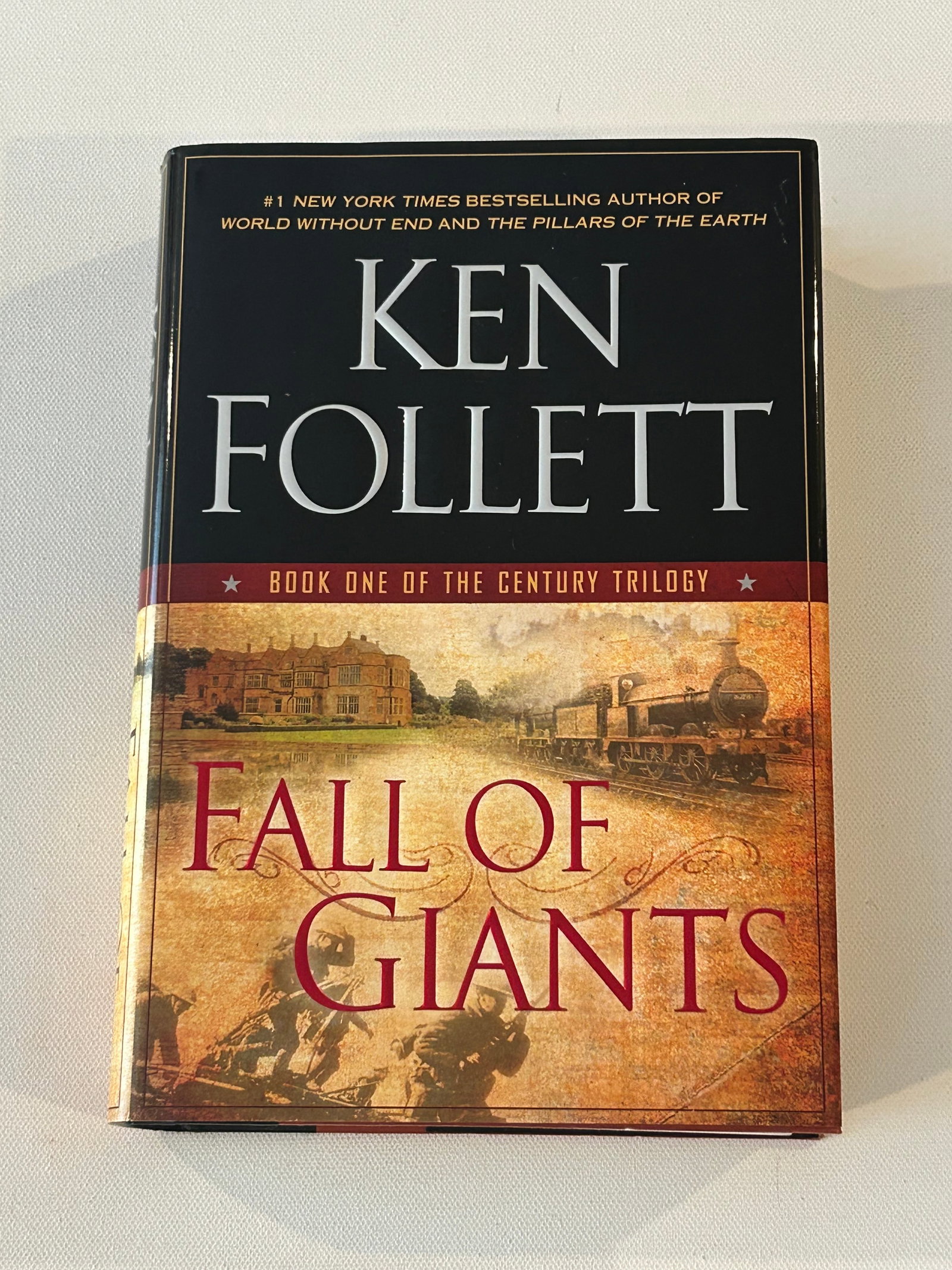 Fall Of Giants by Ken Follett SIGNED First Edition: Fall Of Giants by Ken Follett SIGNED First Edition published by Dutton, New York, 2010. Dimensions: 11" x 9" x 3"
