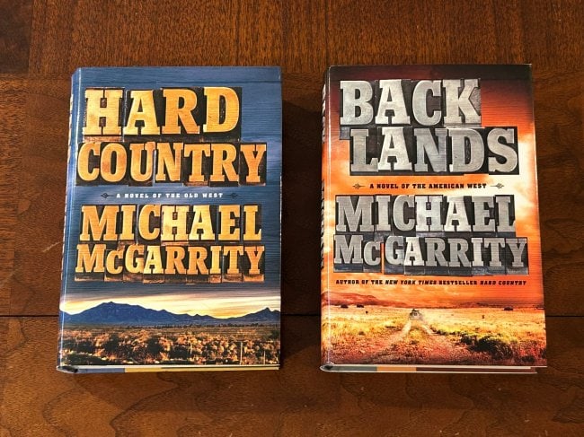 Hard Country & Back Lands By Michael McGarrity SIGNED & Inscribed First Editions: Hard Country & Back Lands By Michael McGarrity SIGNED & Inscribed First Editions published by Dutton, New York, 2012, 2014. Dimensions: 11" x 9" x 6"