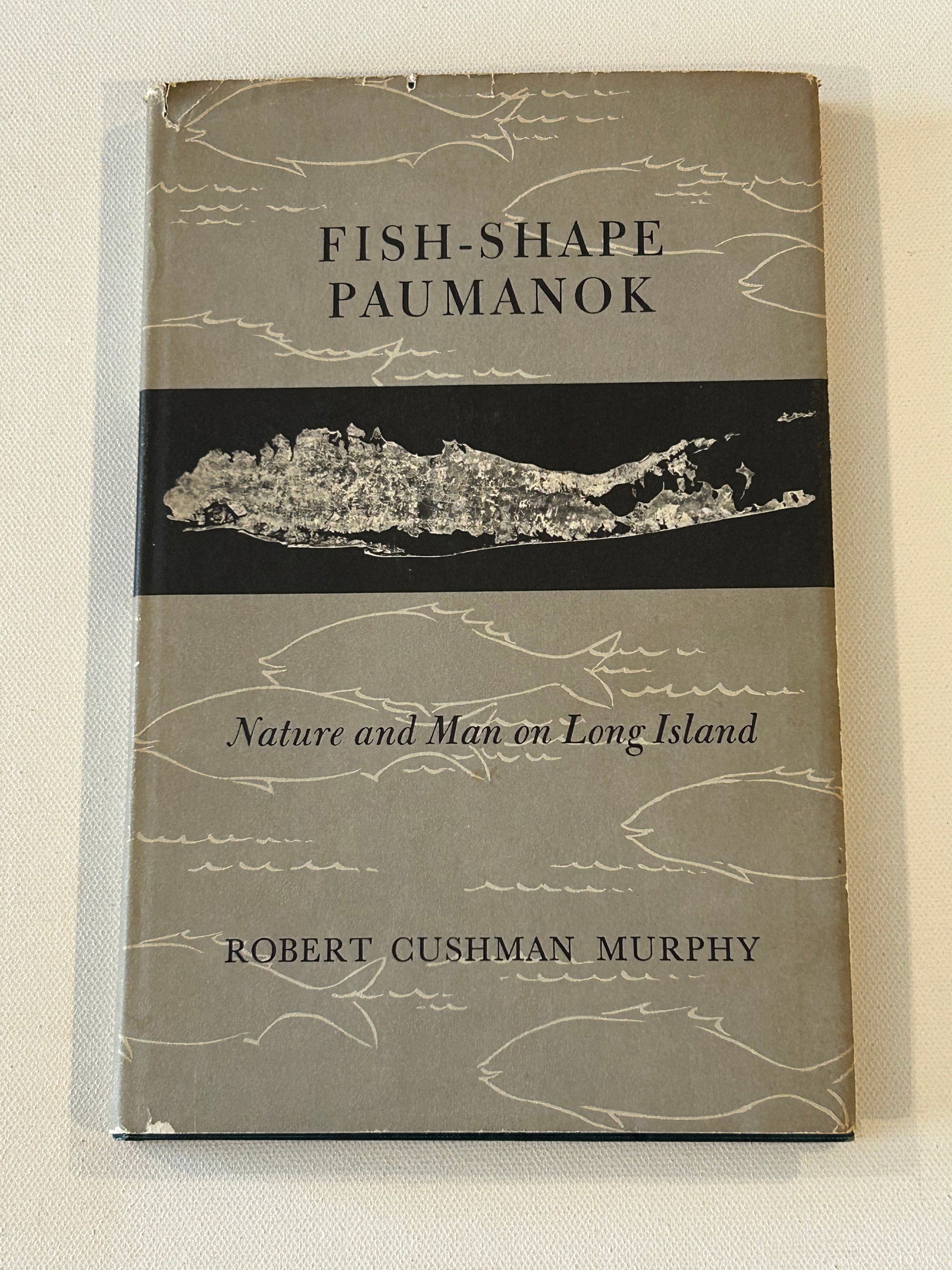 Fish_Shape Paumanok by Robert Cushman Murphy SIGNED & Inscribed First Edition: Fish_Shape Paumanok Nature And Man On Long Island by Robert Cushman Murphy SIGNED & Inscribed First Edition published by American Philosophical Society, Philadelphia, 1964. Dimensions: 11" x 9" x 3"