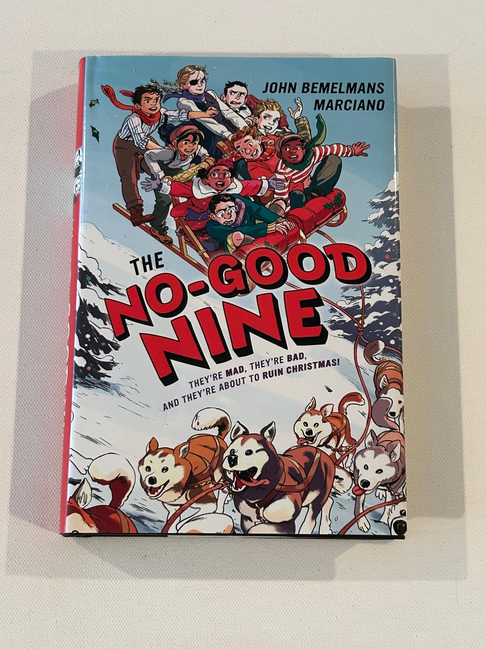 The No-Good Nine by John Bemelmans Marciano SIGNED First Edition: The No-Good Nine by John Bemelmans Marciano SIGNED First Edition published by Viking, Toronto, 2018. Dimensions: 11" x 9" x 3"