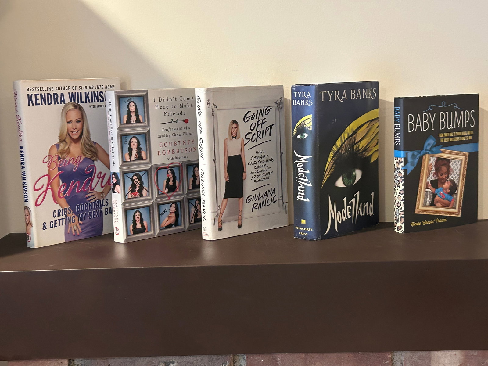 Performing Arts - Television Personalities SIGNED First Editions: Baby Bumps by Nicole "Snooki" Polizzi SIGNED & Inscribed First Edition. Modelland by Tyra Banks SIGNED First Edition. Going Off Script by Giuliana Rancic SIGNED & Inscribed First Edition. I Didn't Com