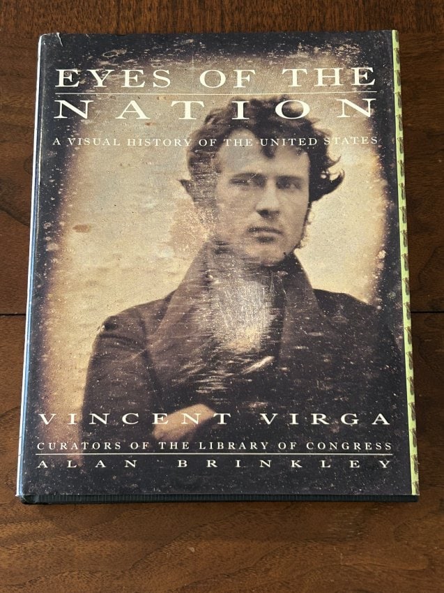 Eyes Of The Nation By Vincent Virga SIGNED & Inscribed First Edition: Eyes Of The Nation A Visual History Of The United States By Vincent Virga SIGNED & Inscribed First Edition published by Alfred A. Knopf, New York, 1997. SIGNED Twice.. Dimensions: 18" x 12" x 3"