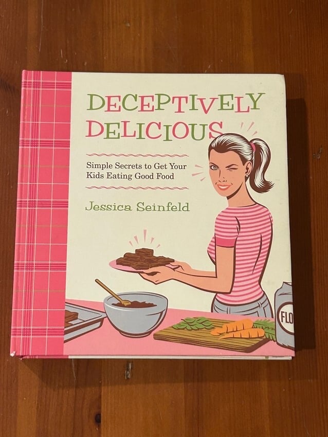 Deceptively Delicious by Jessica Seinfeld SIGNED & Inscribed First Edition: Deceptively Delicious by Jessica Seinfeld SIGNED & Inscribed First Edition published by Melcher Media/Collins, New York, 2007. Dimensions: 11" x 9" x 3"