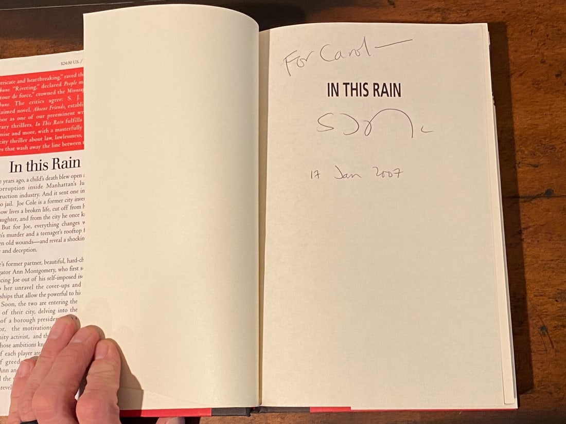 S. J. Rozan SIGNED First Editions - 10