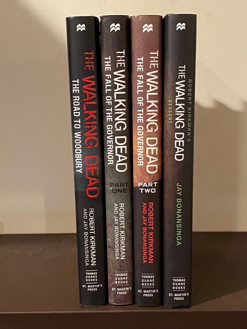 The Walking Dead Books By Robert Kirkman And Jay Bonansinga SIGNED By Bonansinga: The Walking Dead Books by Robert Kirkman and Jay Bonansinga SIGNED by Jay Bonansinga: The Road to Woodbury SIGNED Seventh Printing, published by Thomas Dunne Books, New York, 2012. The Fall of the Gov
