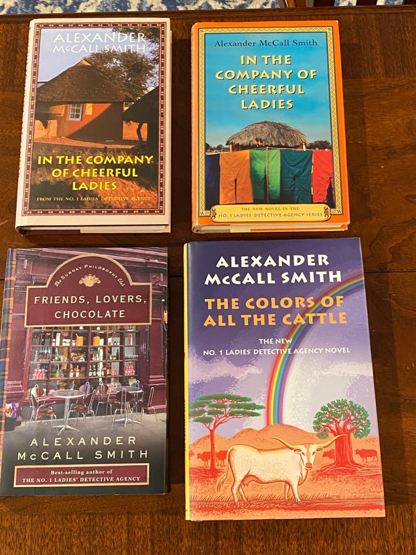 Alexander McCall Smith SIGNED Editions: Alexander McCall Smith SIGNED Editions: In The Company Of Cheerful Ladies SIGNED Third UK Printing published by Polygon, Edinburgh, 2004. In The Company Of Cheerful Ladies SIGNED First American Editio