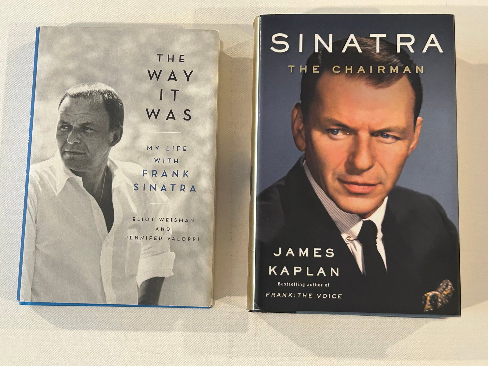 Frank Sinatra Biographies SIGNED First Editions: The Way It Was My Life With Frank Sinatra by Eliot Weisman and Jennifer Valoppi SIGNED & Inscribed First Edition published by Hachette Books, New York, 2017. Sinatra The Chairman by James Kaplan SIGNE