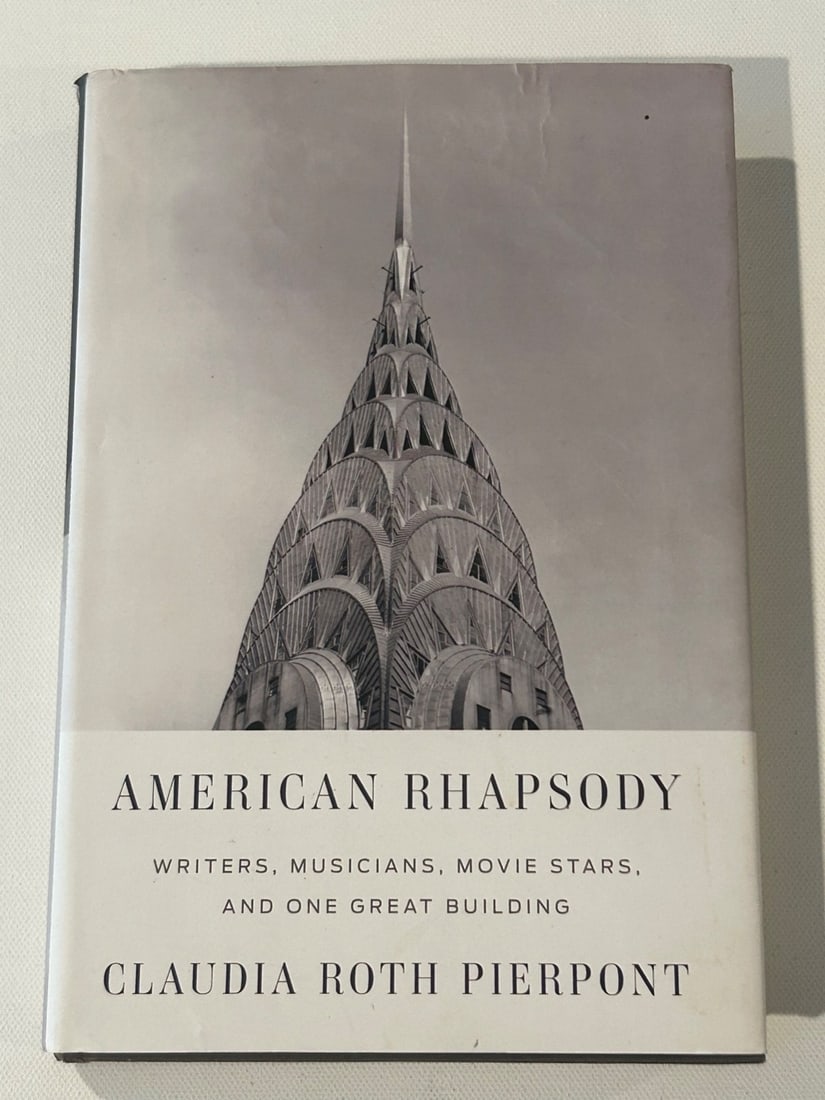 American Rhapsody by Claudia Roth Pierpont SIGNED & inscribed First Edition (1 of 8)