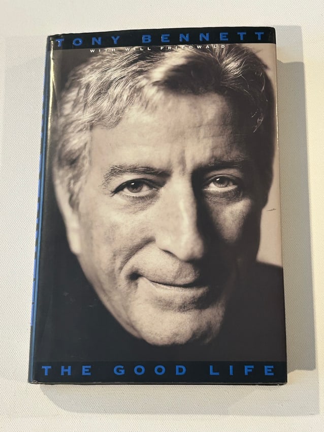The Good Life by Tony Bennett SIGNED Second Printing: The Good Life by Tony Bennett SIGNED Second Printing published by Pocket Books, New York, 1998. Dimensions: 11" x 9" x 2"