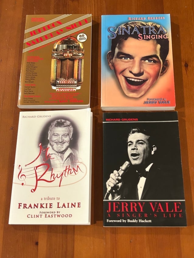 Richard Grudens SIGNED Editions with Jerry Vale A Singer's Life SIGNED by Vale (1 of 13)