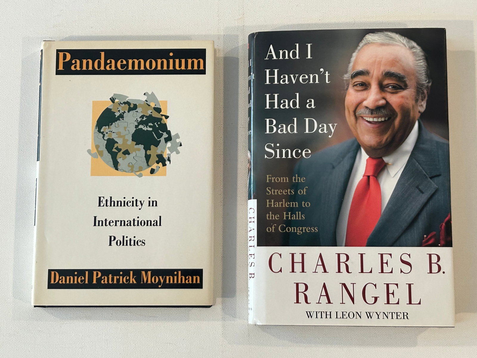 (New York) Daniel Patrick Moynihan & Charles B. Rangel First Editions (1 of 7)