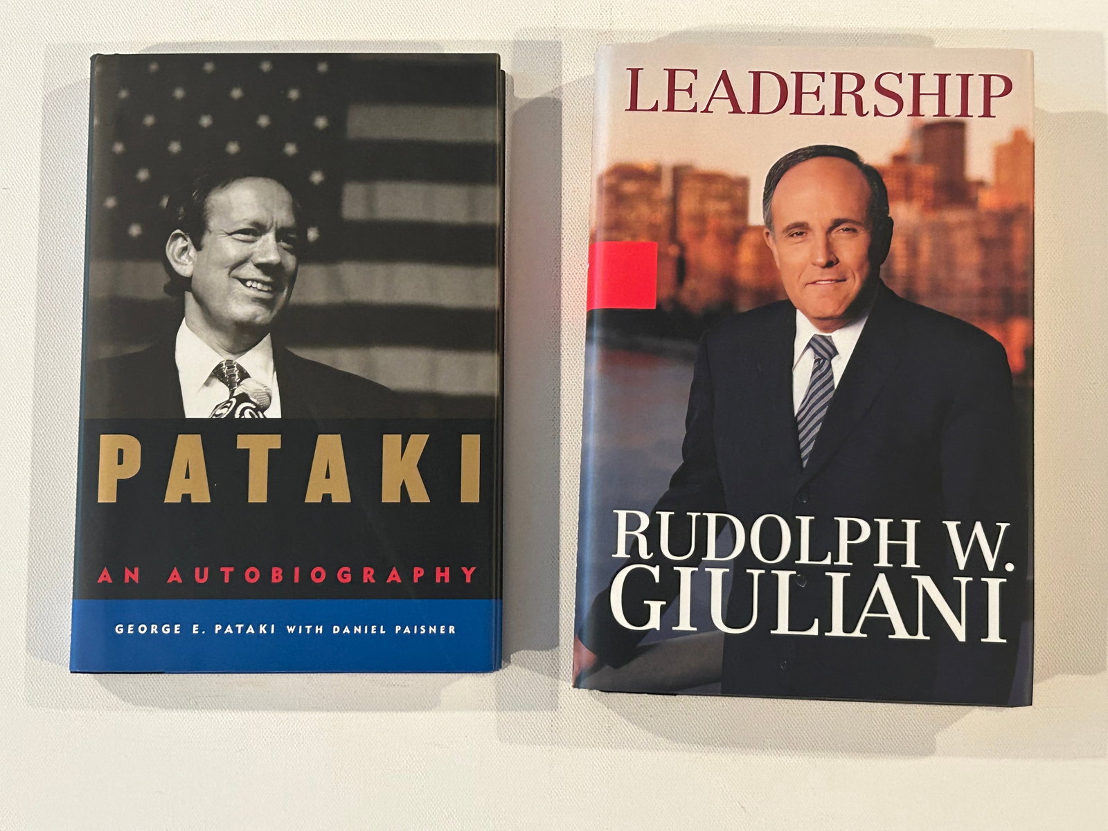 (New York) George E. Pataki & Rudolph W. Giuliani SIGNED First Editions (1 of 6)