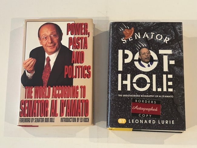(New York) Senator Al D'Amato Auto Biography & Biography SIGNED First Editions (1 of 9)