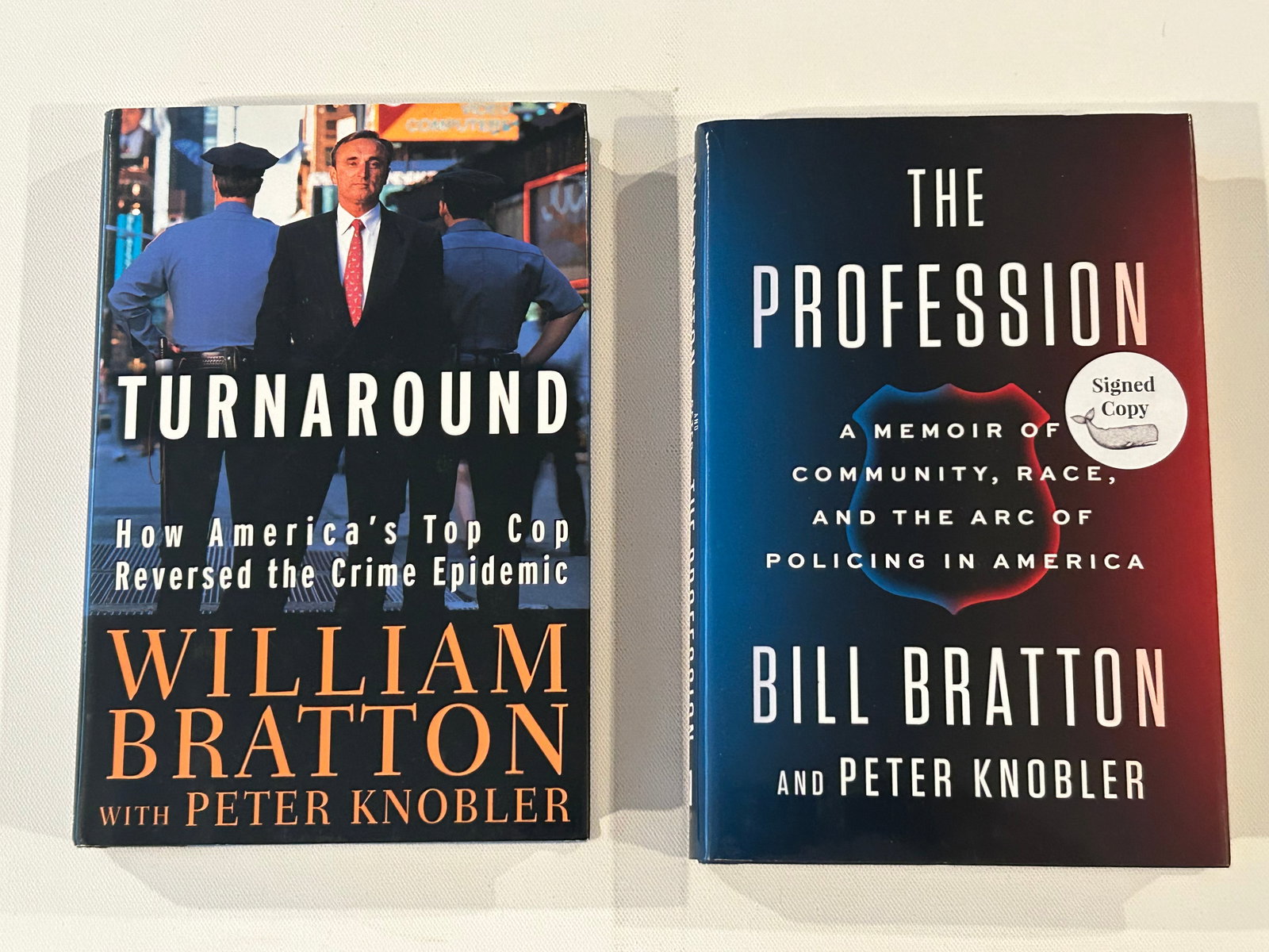 (New York City) Turnaround & The Profession by Bill Bratton SIGNED Editions (1 of 7)
