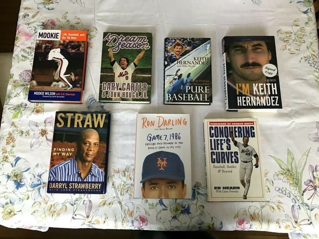 (New York) 1986 NY Mets World Champions SIGNED Books (1 of 8)