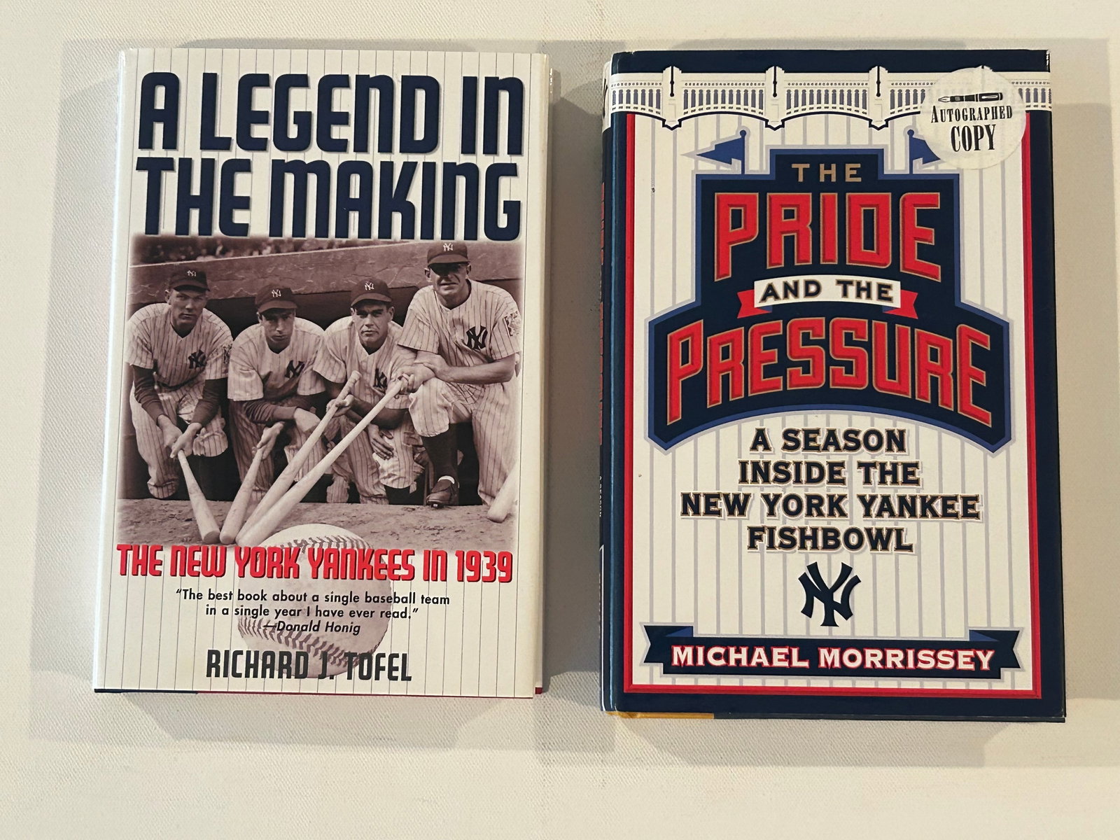 (New York) New York Yankee Themed Books SIGNED First Editions (1 of 8)