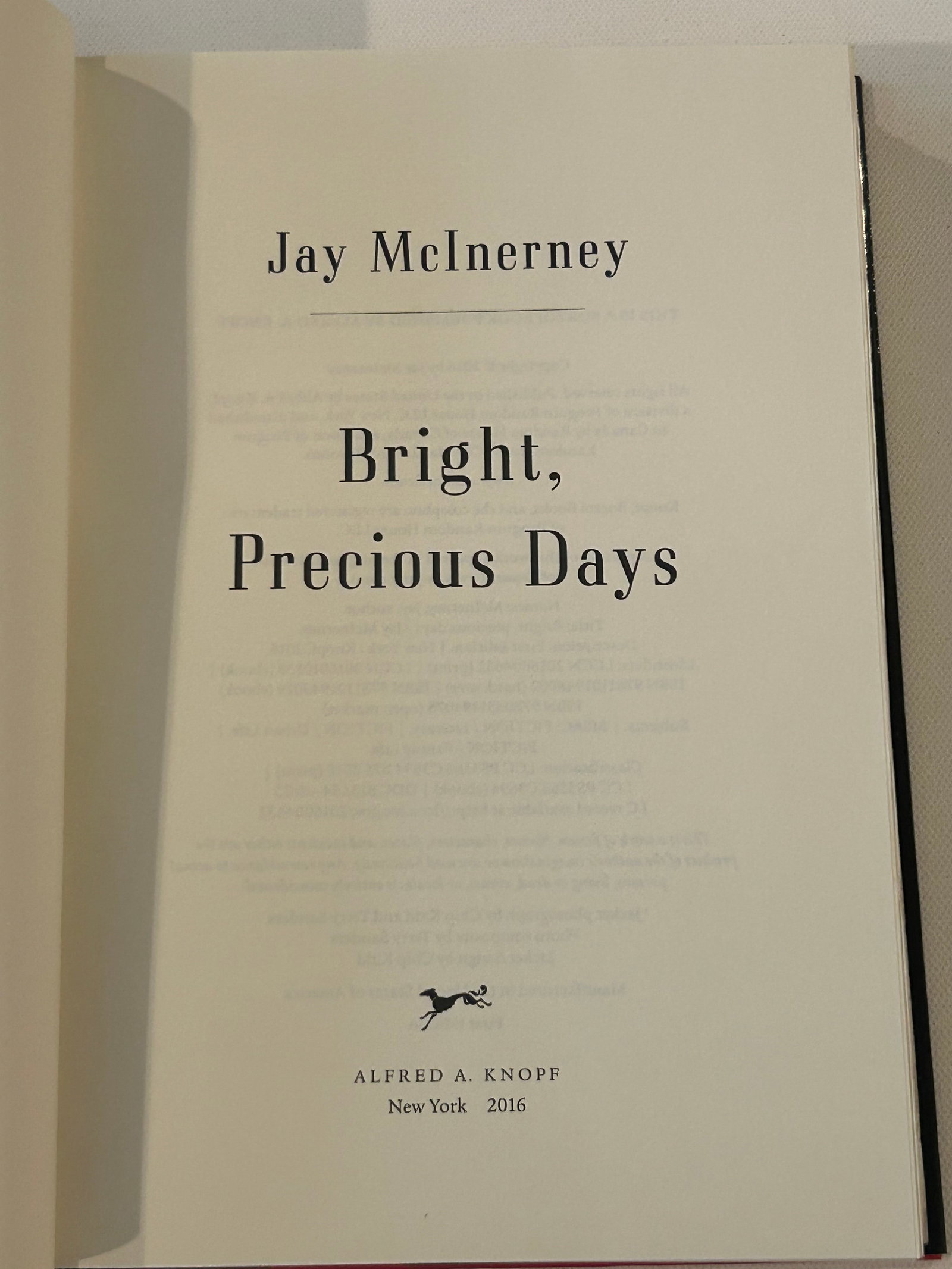 (NYC Fiction) Jay Mcinerney SIGNED Editions - 7