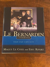 (NYC Food)  Le Bernardin Cookbook by Maguy Le Coze & Eric Ripert SIGNED First Edition