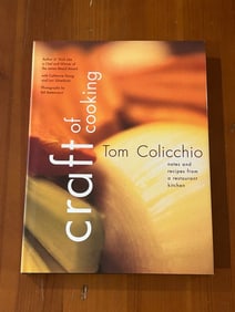 (NYC Food) Craft Of Cooking by Tom Colicchio SIGNED First Edition