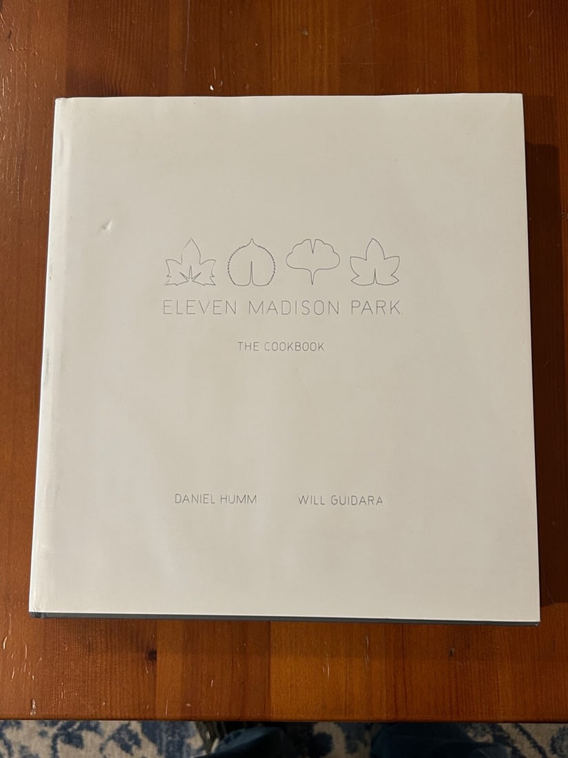 (NYC Food) Eleven Madison Park The Cookbook by Daniel Humm & Will Guidara SIGNED 1st/1st (1 of 16)