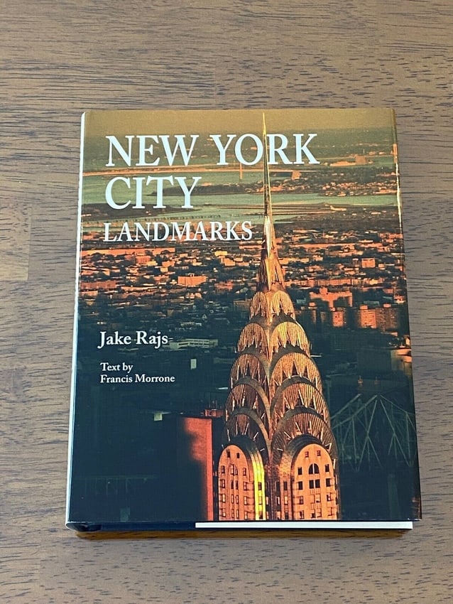 (NYC Places) New York City Landmarks By Jake Rajs SIGNED First Edition: New York City Landmarks Images by Jake Rajs SIGNED & Dated First Edition Published by Antique Collector's Club, 2012. Dimensions: 11 x 9" x 2".