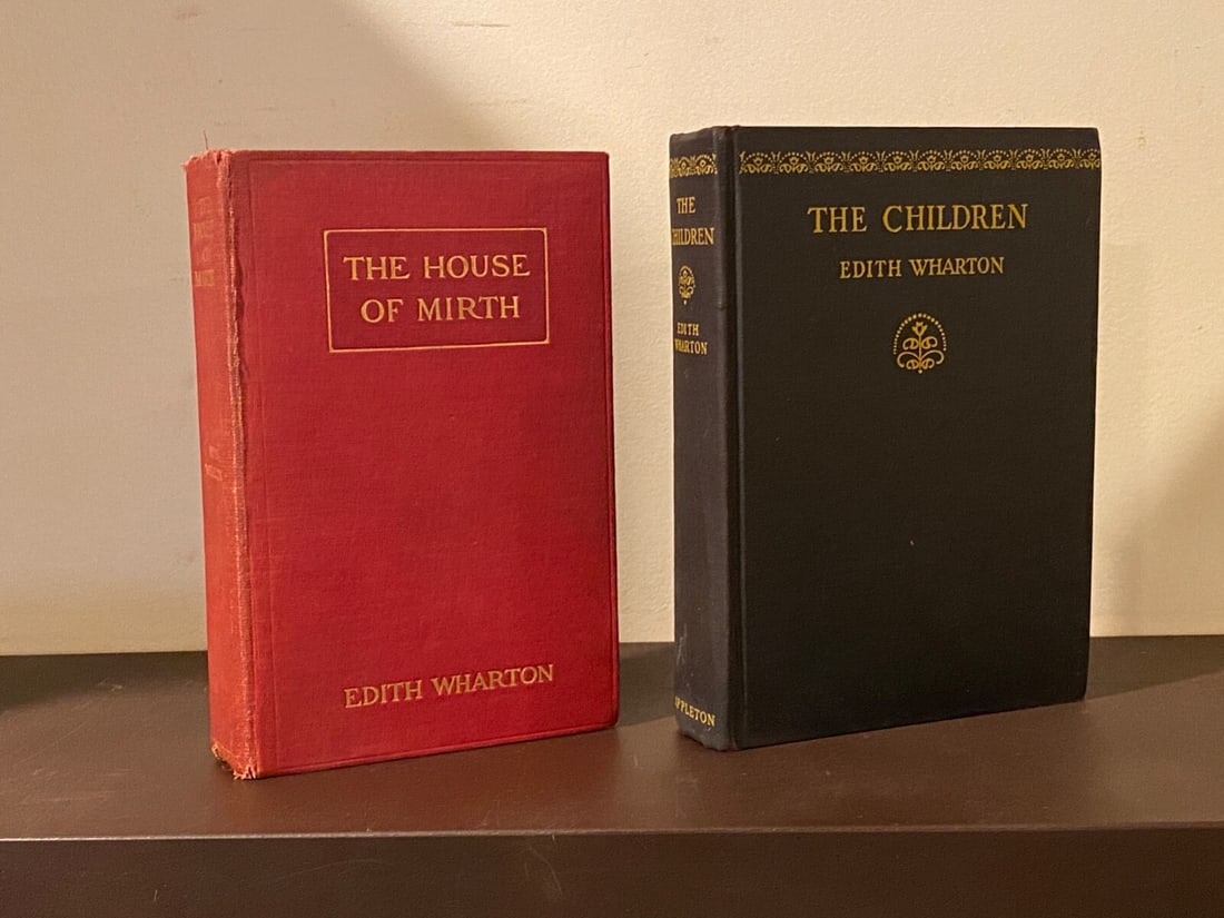 (NYC Fiction) The House Of Mirth & The Children By Edith Wharton First Edition First Printings (1 of 11)