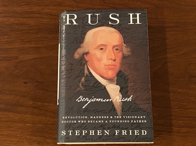 Rush by Stephen Fried SIGNED & Inscribed Third Printing: Rush by Stephen Fried SIGNED & Inscribed Third Printing published by Crown, New York, 2018. Dimensions: 11 x 9" x 2".