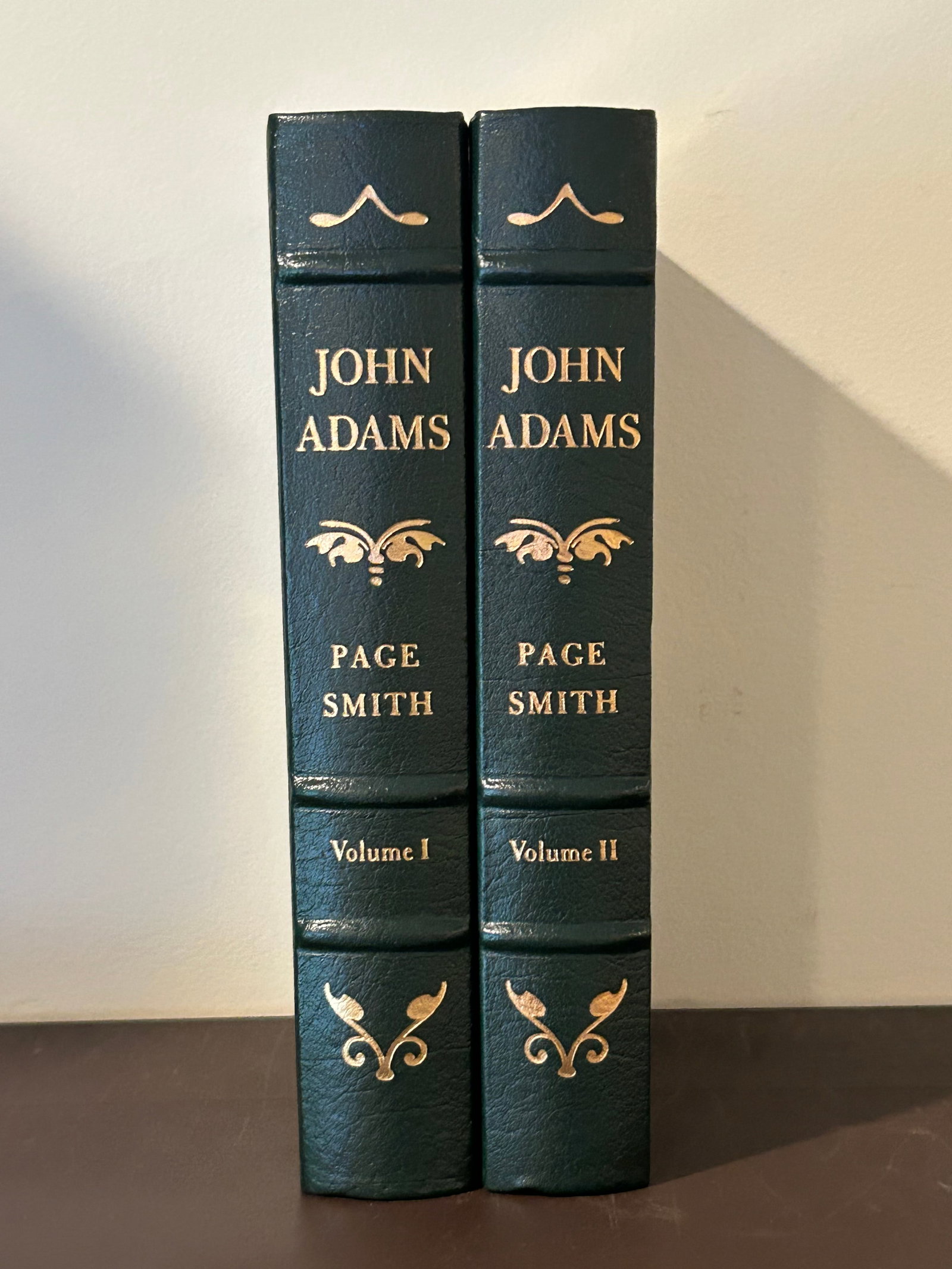 John Adams by Page Smith Leather Bound Collector's Edition In Two Volumes (1 of 7)