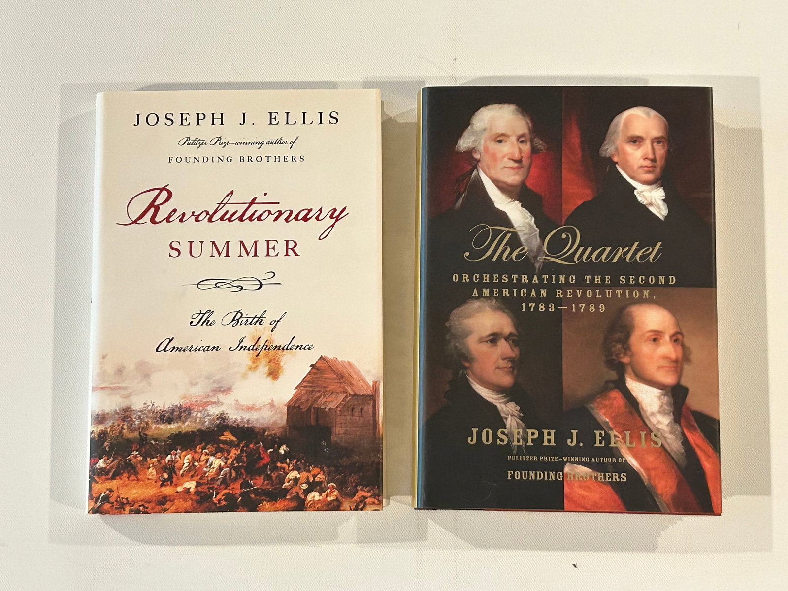 Revolutionary Summer & The Quartet by Joseph Ellis First Editions (1 of 6)