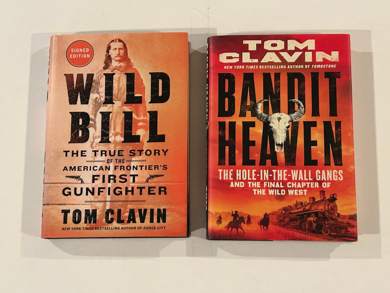 Wild Bill & Bandit Heaven by Tom Clavin SIGNED First Editions (1 of 7)