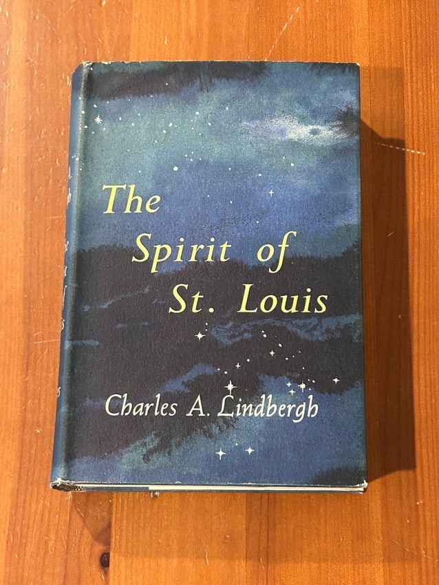 The Spirit Of St. Louis by Charles A. Lindbergh First Edition First Printing: The Spirit Of St. Louis by Charles A. Lindbergh First Edition First Printing Published by Charles Scribner's Sons, New York, 1953. With Scribner's "A" On The Copyright Page & $5.00 On The Inside flap 