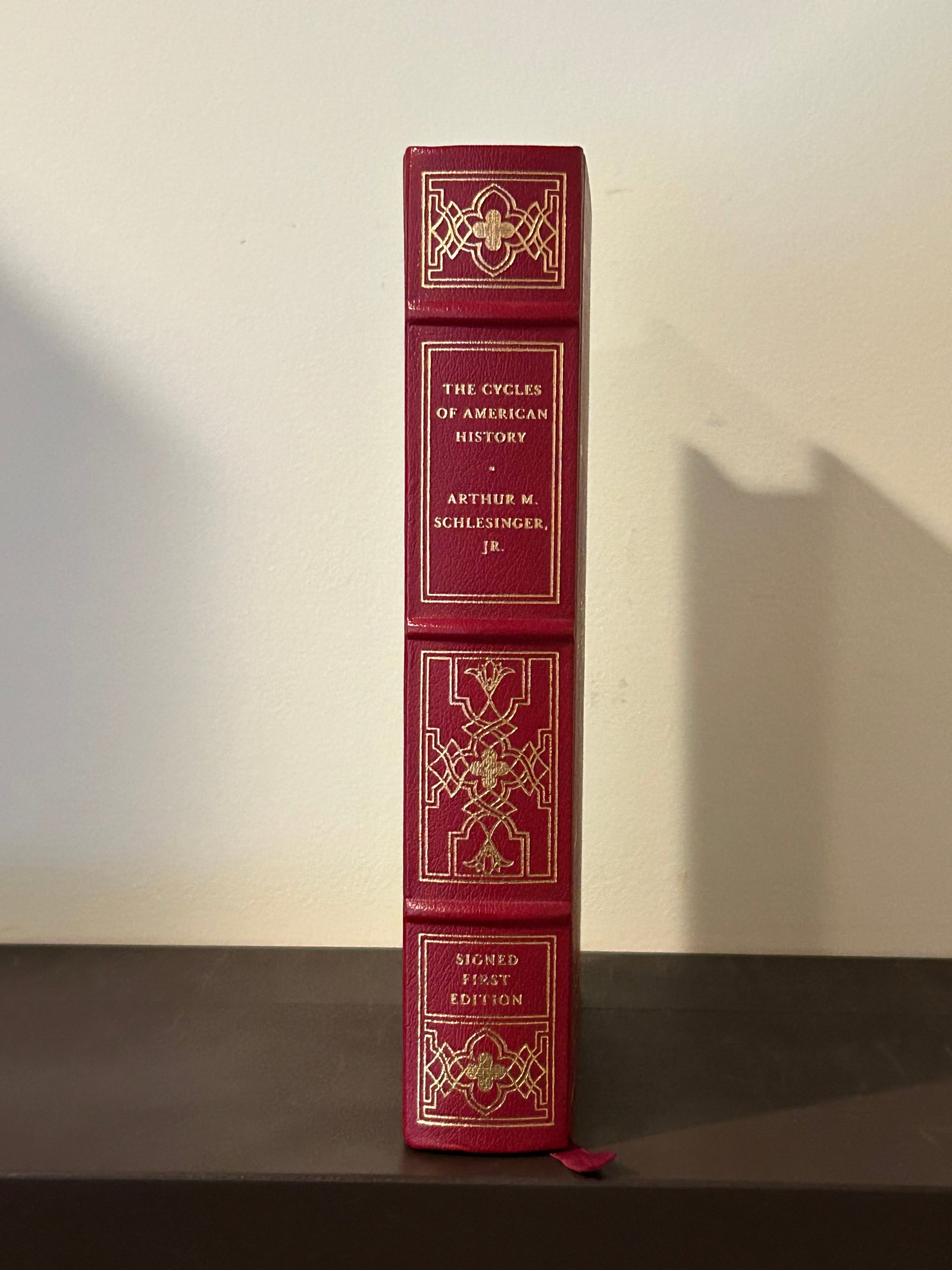 The Cycles Of American History by Arthur A. Schlesinger Leather Bound Limited First Edition (1 of 7)