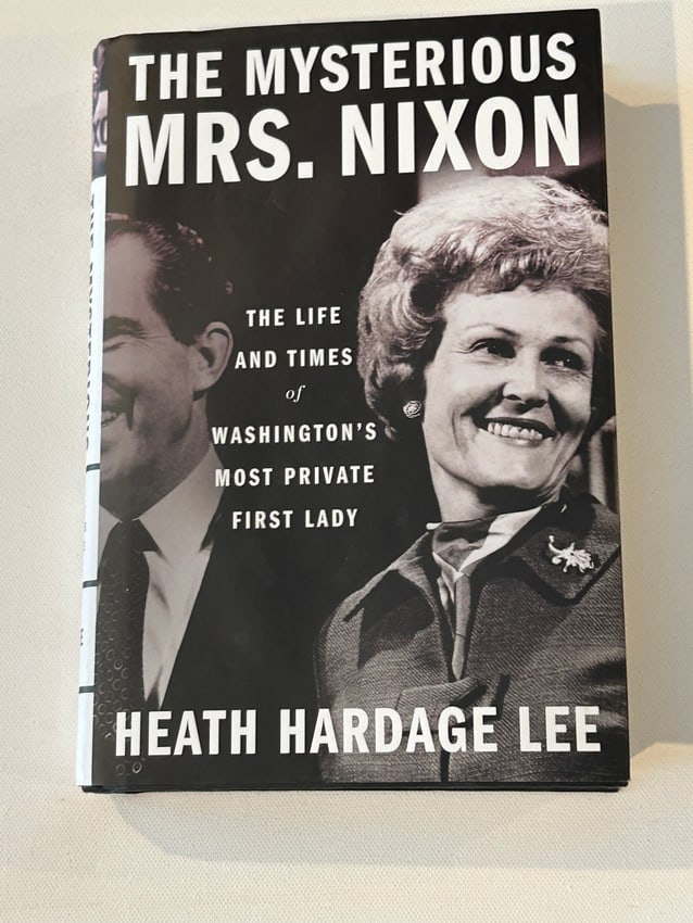The Mysterious Mrs. Nixon by Heath Hardage Lee SIGNED & inscribed First Edition: The Mysterious Mrs. Nixon by Heath Hardage Lee SIGNED & inscribed First Edition published by St. Martin's Press , New York, 2024. Dimensions: 11" x 9" x 2"